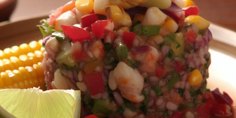 Ceviche Peruano: Frescor dos Frutos do Mar com Limão