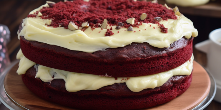 vendedorglobal Bolo Red Velvet com Cream Cheese Frosting cc8884e8 7b7b 43f5 9687 47dd7e5dc494