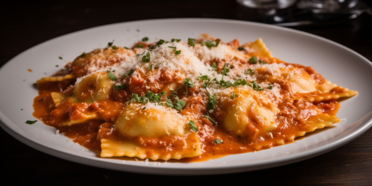 Deliciosos Raviólis de Lagosta Receita de Molho de Tomate Fresco